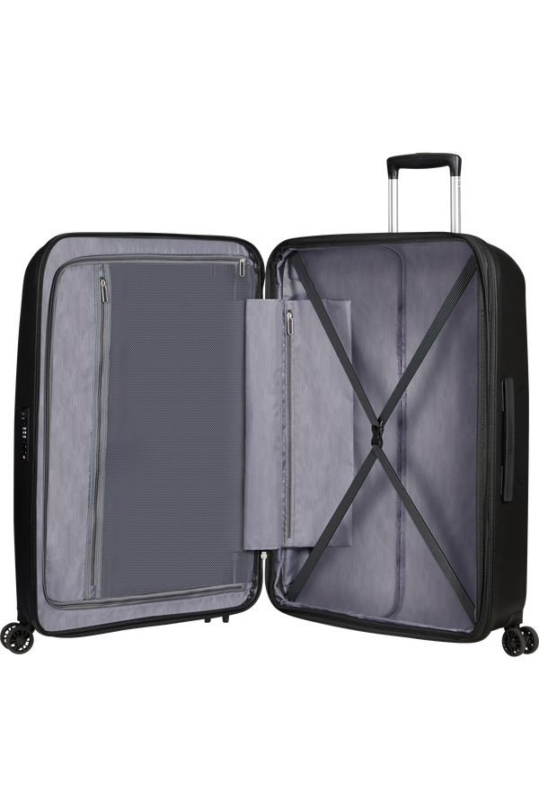 American Tourister Bon Air Dlx Spinner TSA Expandable 75cm  Černá American Tourister Bon Air Dlx Spinner TSA Expandable 75cm  Černá