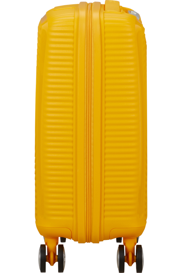 American Tourister Soundbox Mini Spinner 47cm  Zlatě žlut&aacute;