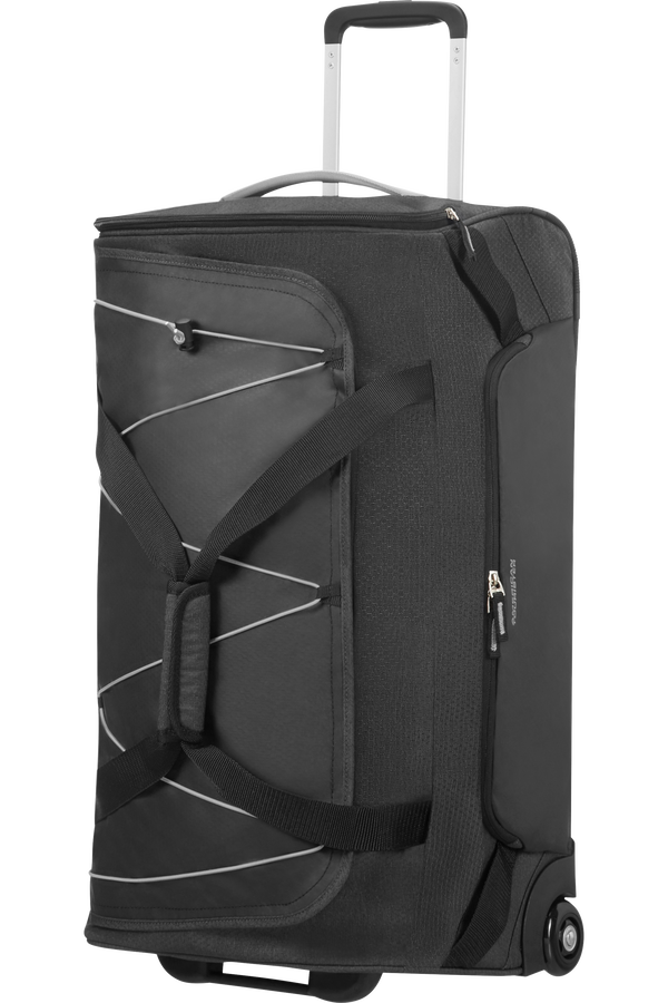 American Tourister Road Quest Duffle with Wheels M  Černá/šedá