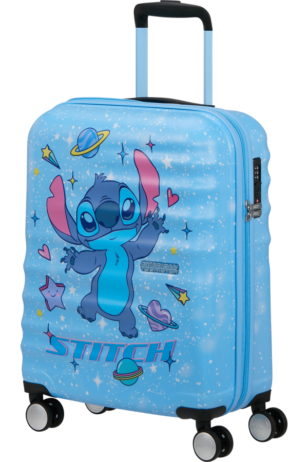 Disney Wavebreaker 55cm Kabinov&eacute; zavazadlo | American Tourister Disney Wavebreaker Spinner TSA Disney Fl 55cm  Stitch Universe