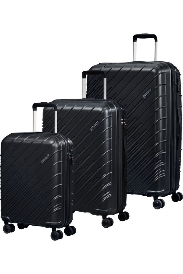 American Tourister Speedstar 3 PC SET A  Černá