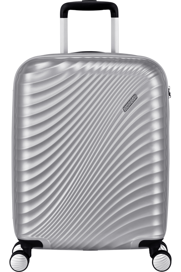 American Tourister Jetglam Spinner 55cm  Metalická stříbrná