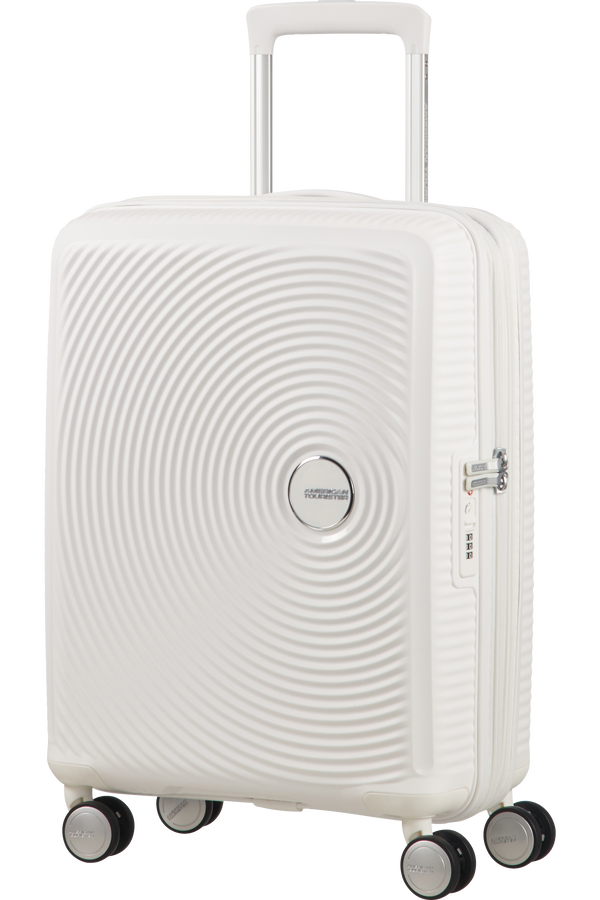 American Tourister Soundbox Spinner(4 kolečka) rozšiřitelný 55cm Pure White