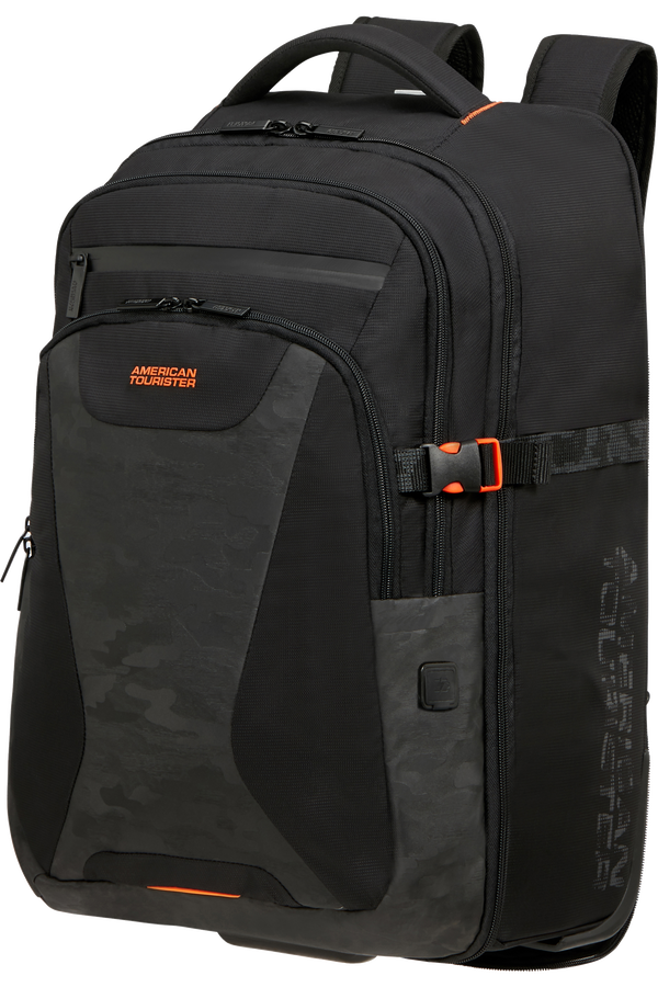 American Tourister At Work Laptop Backpack with Wheels Camo 15.6'  Černá