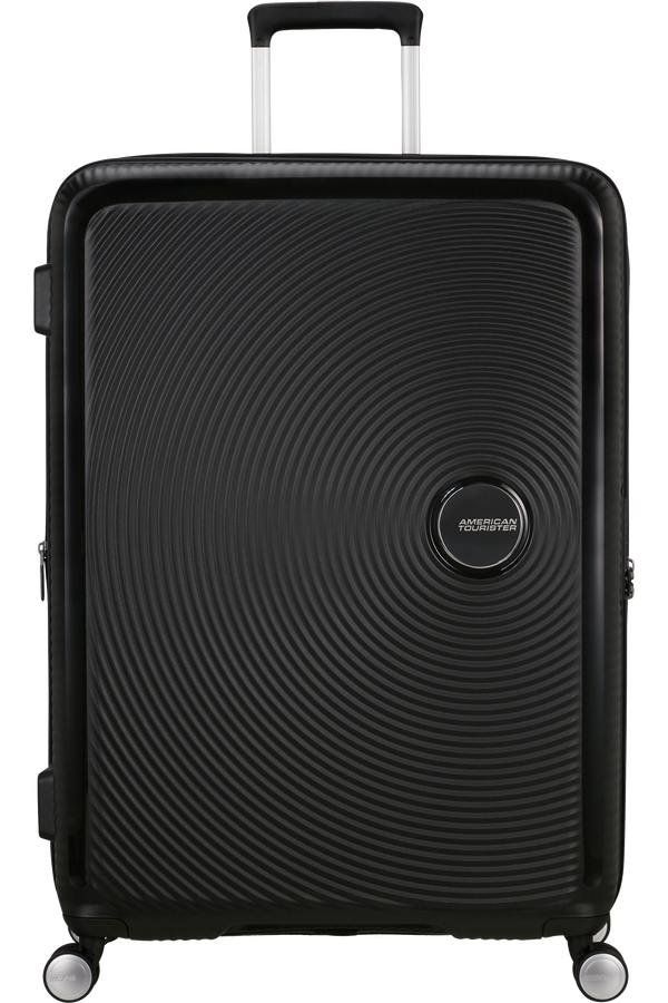 American Tourister SoundBox Spinner TSA Expandable 80cm  Temná černá