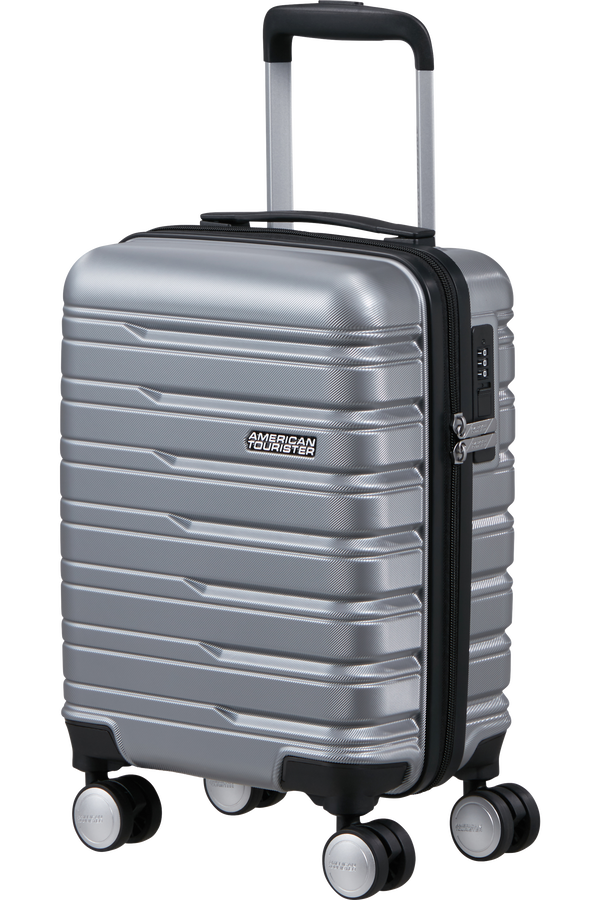 American Tourister Flashline Spinner Underseater Removable Wheels 45cm  Sky Silver