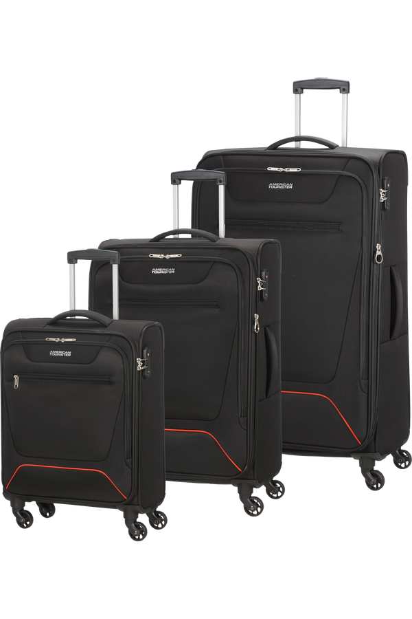 American Tourister Hyperbreez 3 pc Set A  Černá