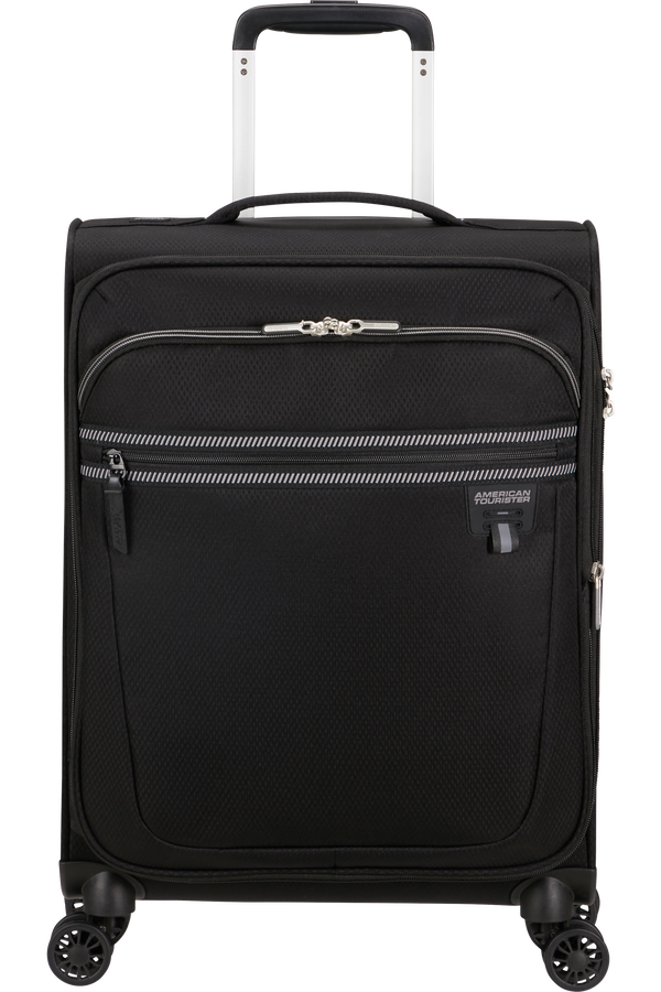 American Tourister Aerospin Spinner Expandable S  Černá