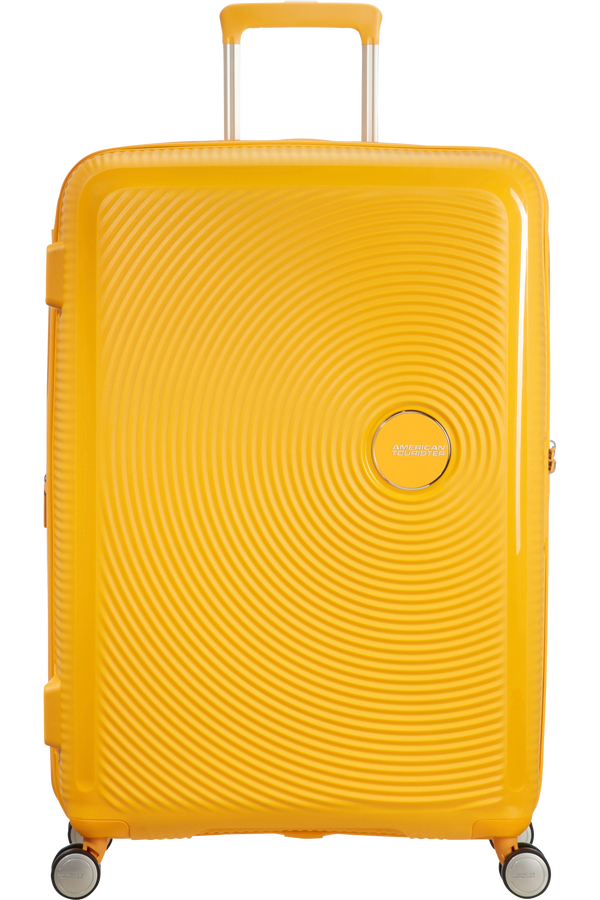 American Tourister Soundbox Spinner 77  Zlatě žlutá