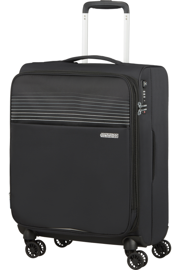 American Tourister Lite Ray Spinner TSA Expandable 55cm  Čern&aacute;