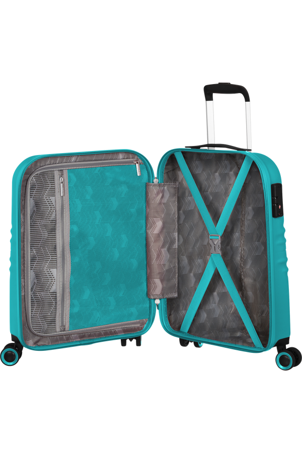 American Tourister Wavetwister Spinner TSA 55cm  Tyrkysov&aacute; Aqua