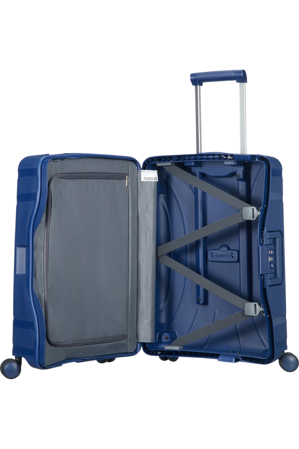 American Tourister Lock'n'Roll 4-wheel cabin baggage Spinner suitcase 55x40x20cm Nocturne Blue