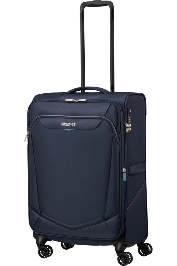 American Tourister SummerRide Spinner M EXP TSA 69cm N&aacute;mořn&iacute; modr&aacute;