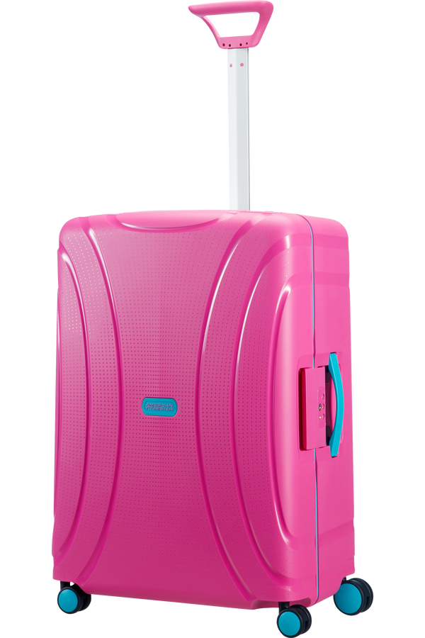 American Tourister Kufr Lock'n'Roll Spinner, 4 kolečka, 69 cm, středn&iacute;, letn&iacute; růžov&aacute;
