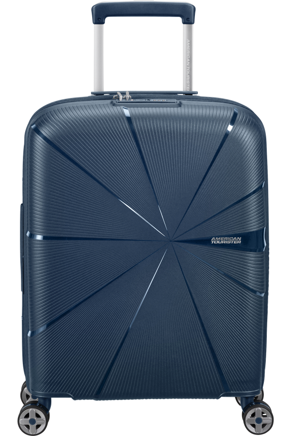 American Tourister Starvibe Spinner Expandable TSA 55cm Námořní modrá