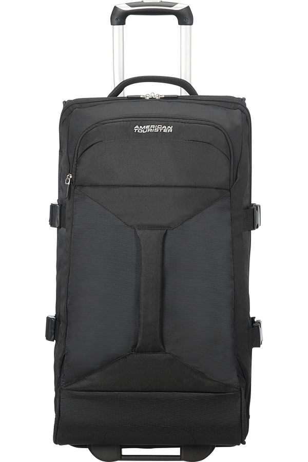 American Tourister Sportovní taška s kolečky Road Quest M, plná černá
