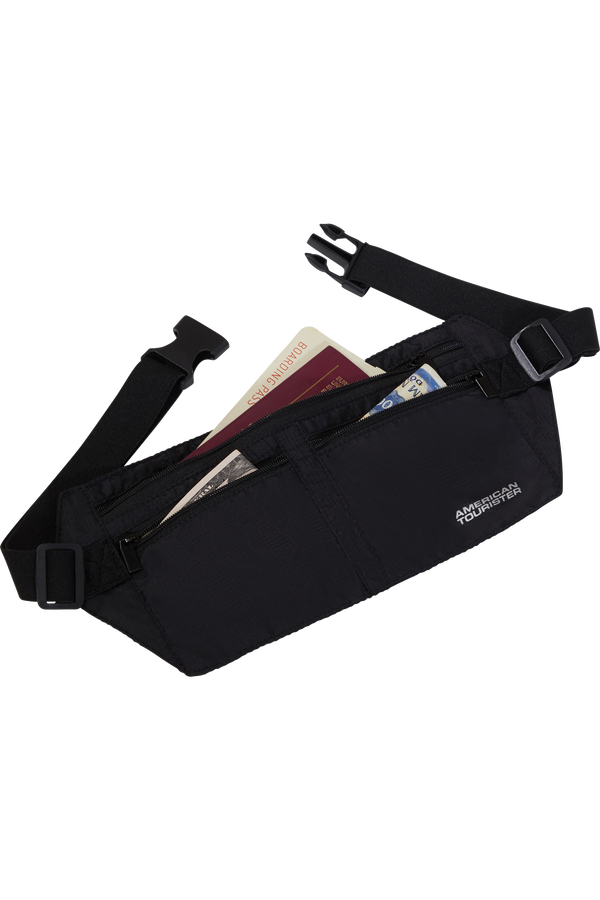 American Tourister American Tourist. Ta RFID Money Belt Bag  Čern&aacute;