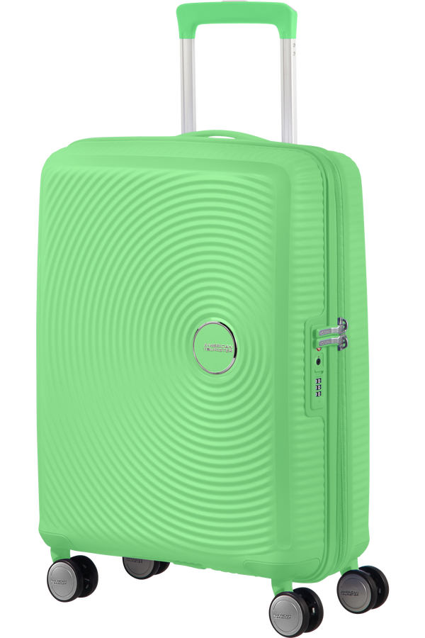 American Tourister Soundbox Spinner TSA Expandable 55cm  Jarn&iacute; zelen&aacute;