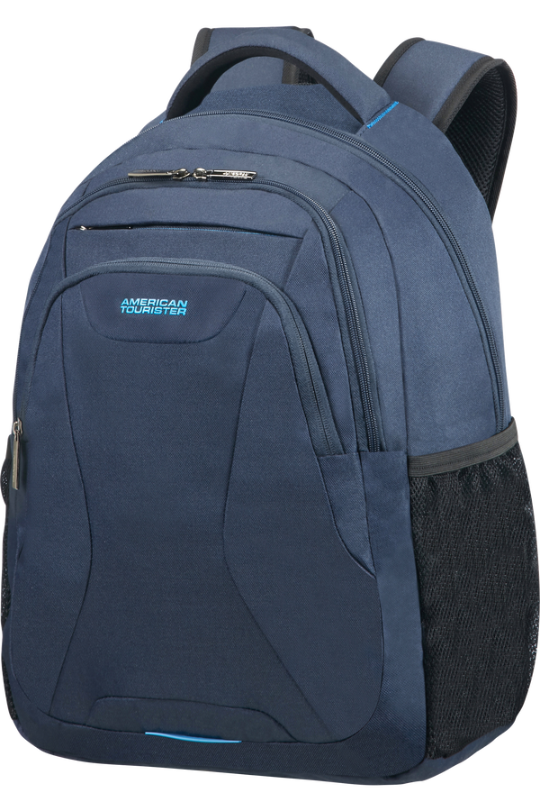 American Tourister Batoh na notebook At Work, 39,6 cm/15,6 palců, půlnočn&iacute; n&aacute;mořn&iacute; modr&aacute;