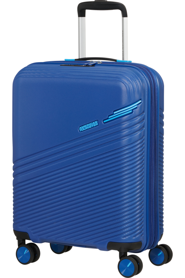 American Tourister Triple Trace Spinner TSA Expandable 55cm  Námořní modrá/modrá