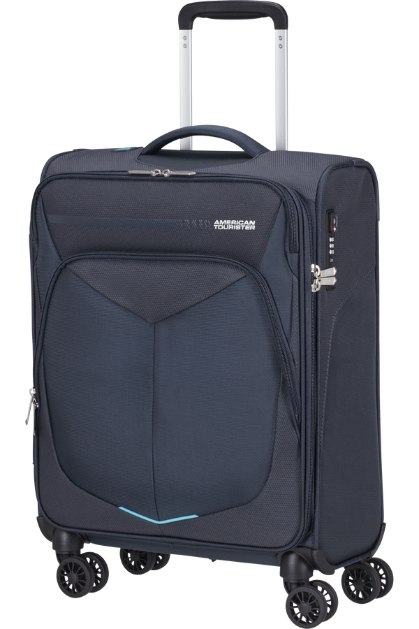 American Tourister Summerfunk Spinner Strict TSA 55cm  N&aacute;mořn&iacute; modr&aacute;
