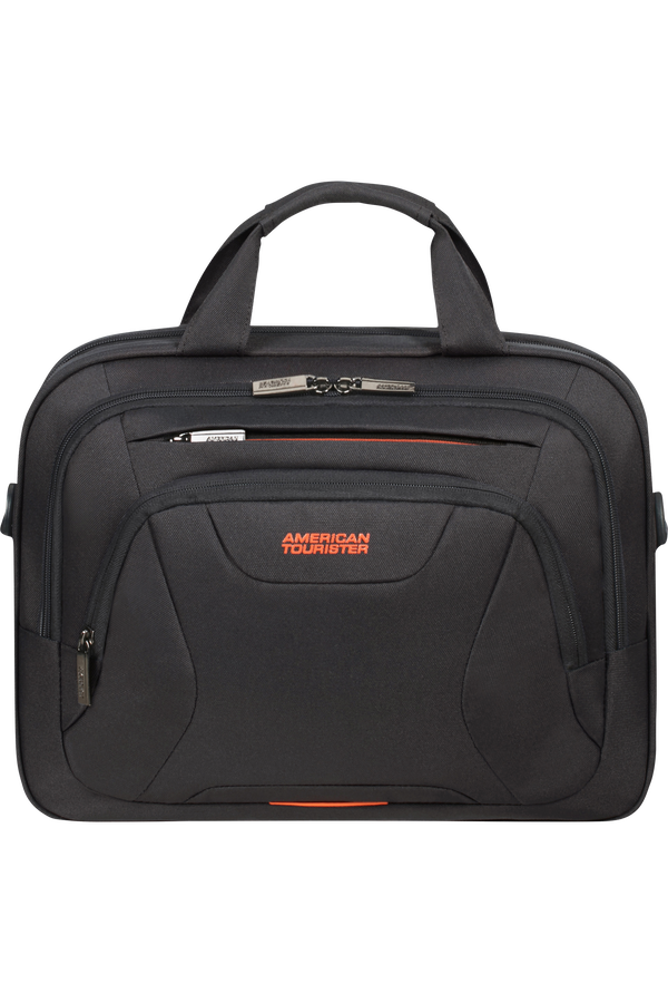 American Tourister At Work Laptop Bag  13.3-14.1inch Black/Orange