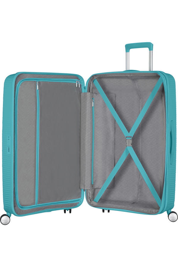American Tourister Soundbox Spinner Expandable 67cm  Turquoise Tonic American Tourister Soundbox Spinner Expandable 67cm  Turquoise Tonic