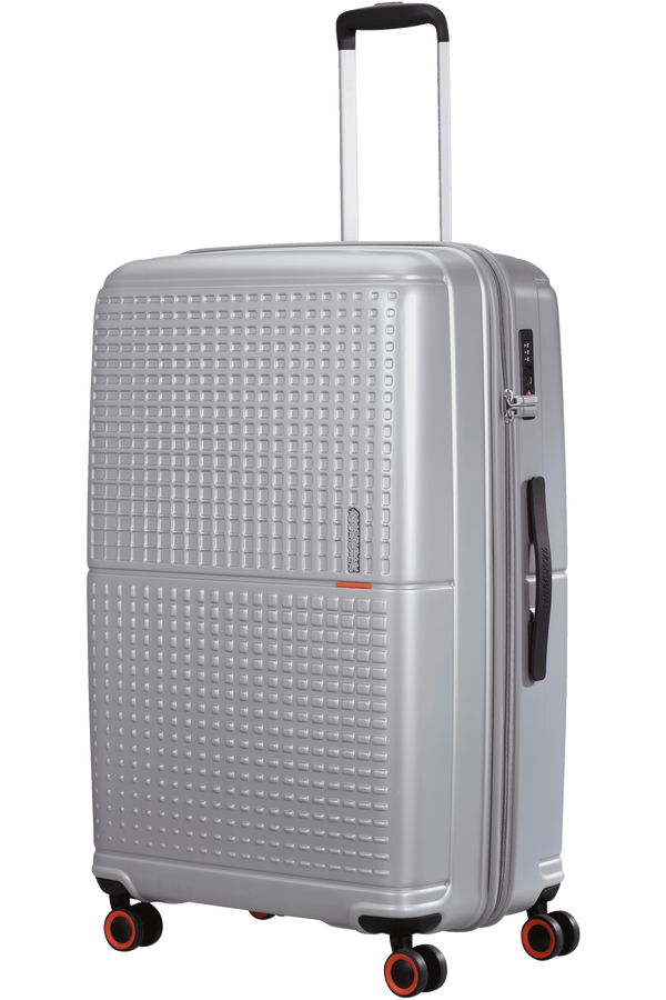 American Tourister Geopop Spinner 77/28 Tsa. 77cm  Metalická stříbrná American Tourister Geopop Spinner 77/28 Tsa. 77cm  Metalická stříbrná