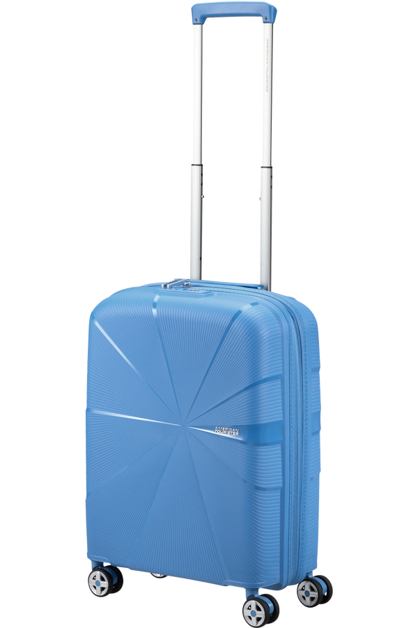 American Tourister Starvibe Spinner Expandable TSA 55cm Tranquil Blue