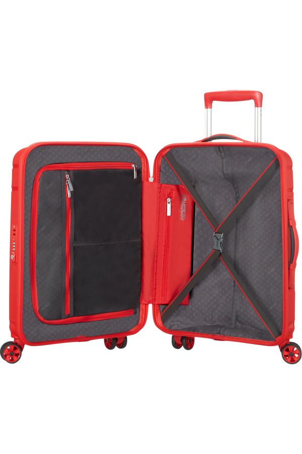 American Tourister Kufr Skytracer Spinner, 4 kolečka, kabinové zavazadlo, 40x55x20 cm, červená Formule