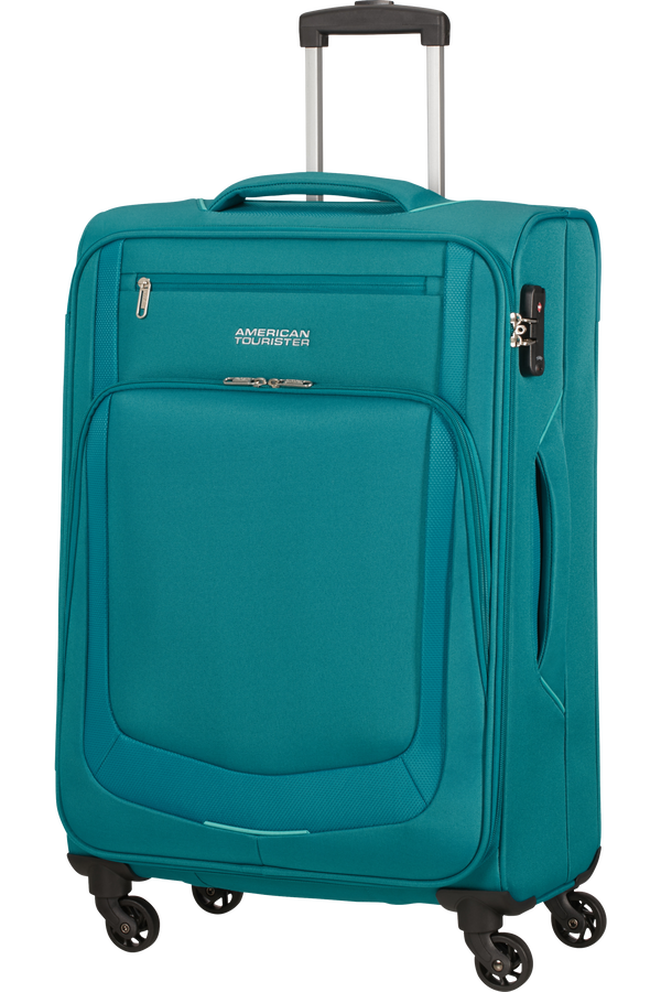 American Tourister Summer Session Spinner TSA M  Modr&aacute;/světle modr&aacute;