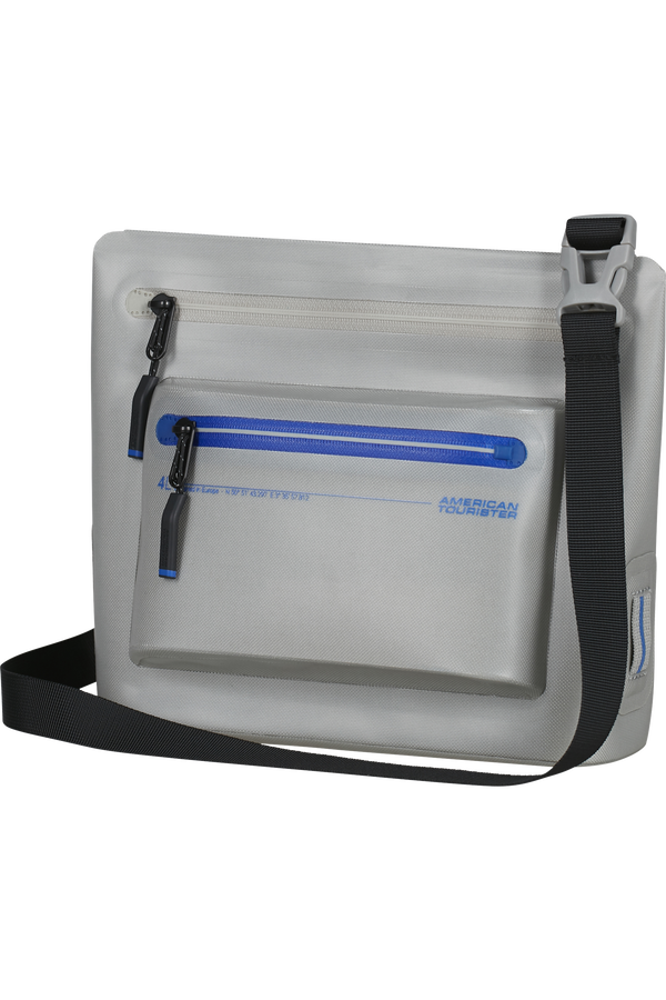 Colourdry M Ta&scaron;ka na rameno | American Tourister Colourdry Shoulder Bag M  Glacial Silver