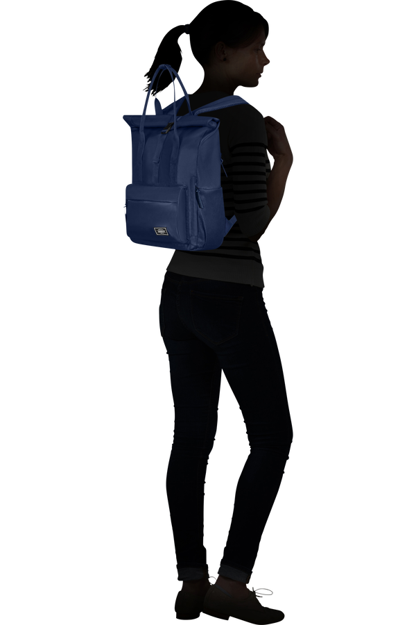 American Tourister Urban Groove Ug25 Tote Backpack 15.6'  Půlnočn&iacute; n&aacute;mořn&iacute; modr&aacute;