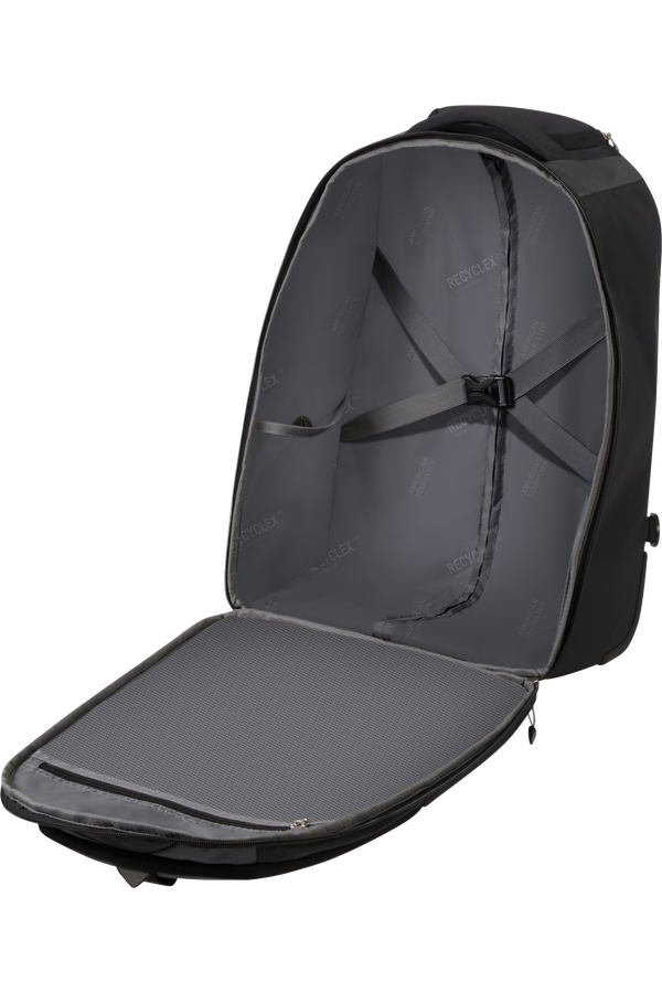 American Tourister Fast Route Laptop Backpack with Wheels Sporty 15.6'  Čern&aacute;/&scaron;ed&aacute;