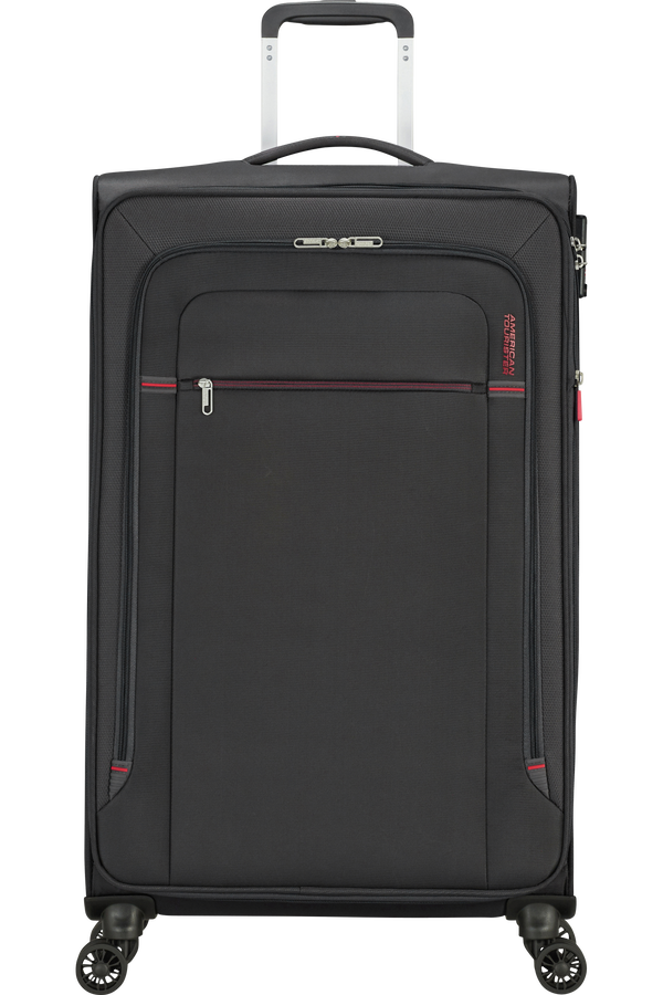 American Tourister Crosstrack Spinner Expandable 79cm  Šedá/červená