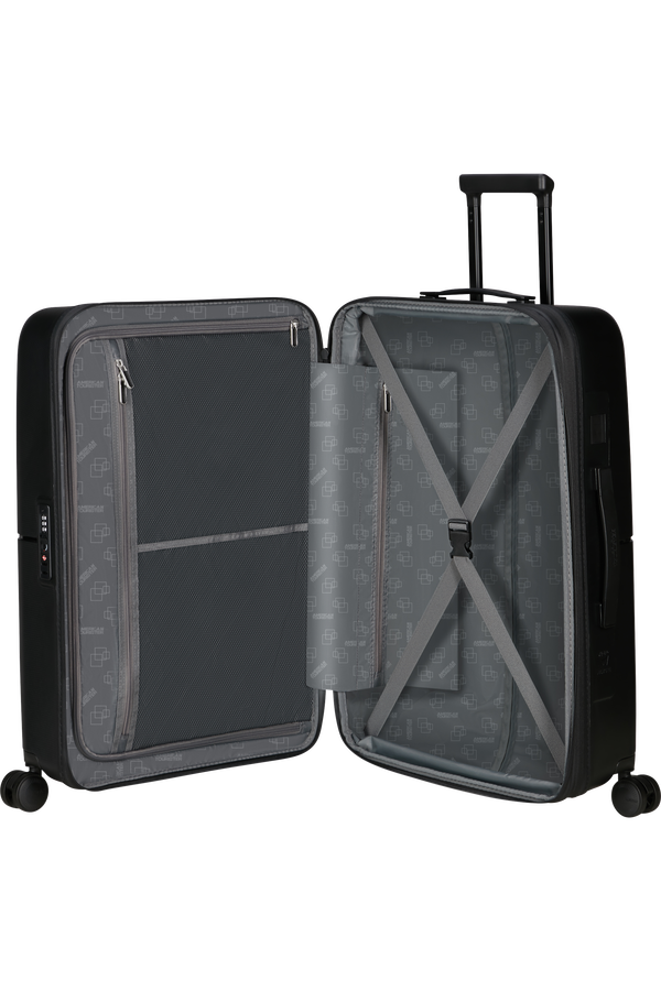 American Tourister DashPop Spinner Expandable TSA 67cm True Black American Tourister DashPop Spinner Expandable TSA 67cm True Black