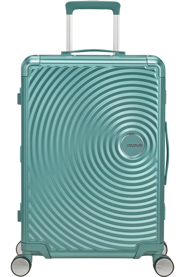 American Tourister Soundbox Alu Spinner TSA 68cm Dusty Turquoise