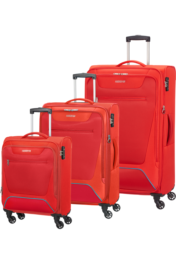 American Tourister Hyperbreez 3 pc Set A  Červen&aacute;