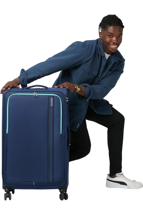 American Tourister Sea Seeker Spinner 80/30 Tsa 80 cm  Combat Navy