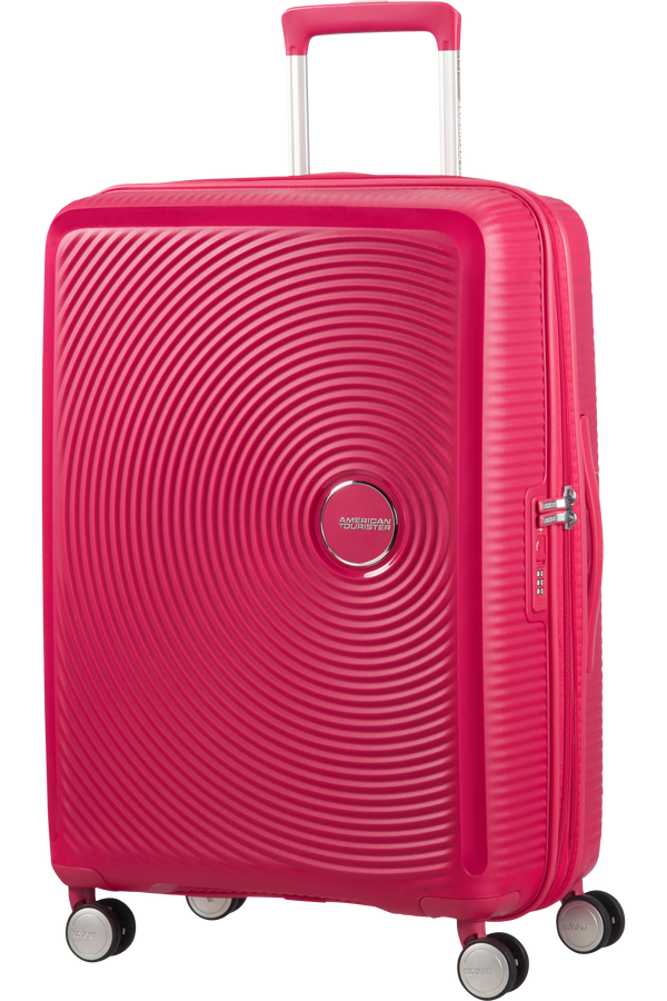 American Tourister Soundbox Spinner(4 kolečka) rozšiřitelný 67cm Lightning Pink