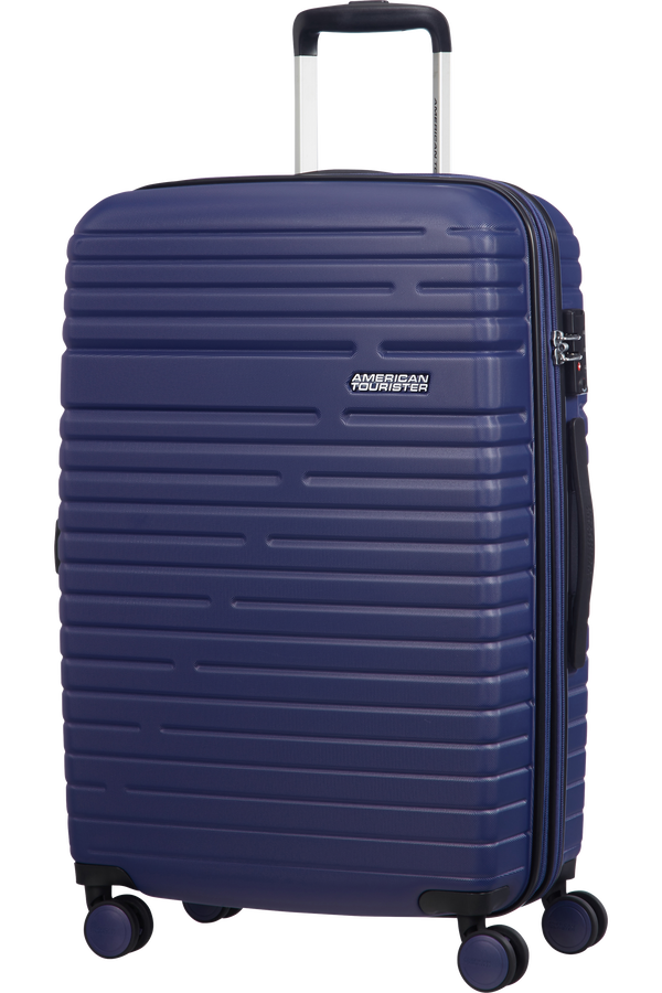 American Tourister Aero Racer Spinner M Expandable 68cm  Modr&aacute; Nocturno