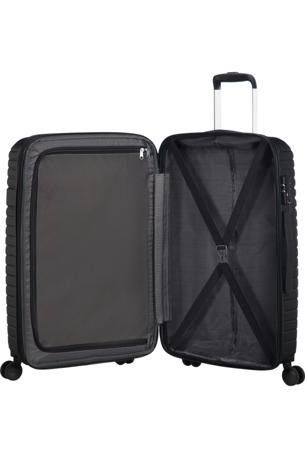 American Tourister Aero Racer Spinner M Expandable 68cm  Čern&aacute;