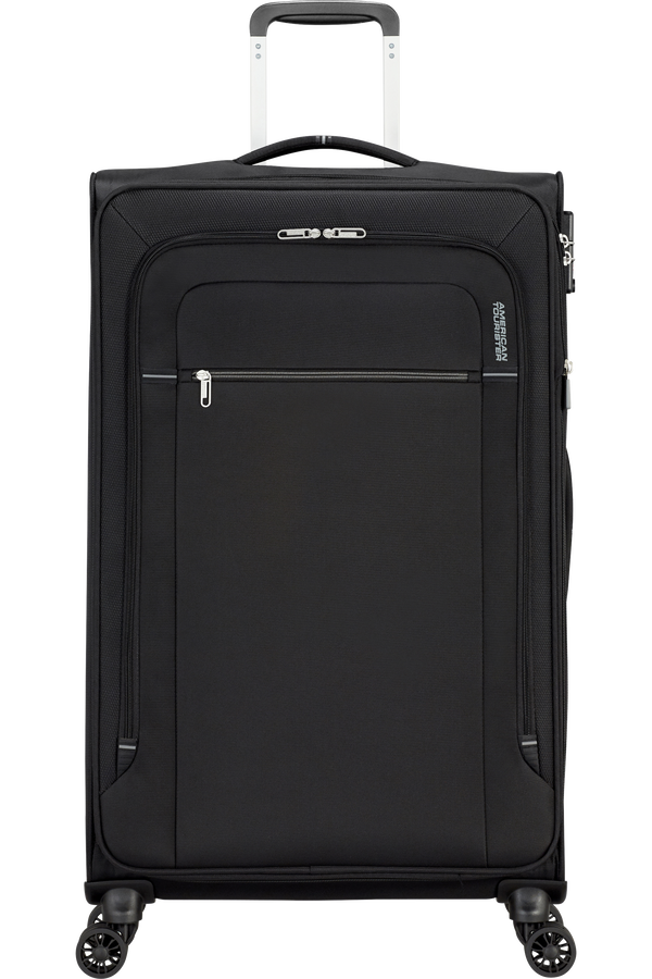 American Tourister Crosstrack Spinner Expandable 79cm  Černá/šedá