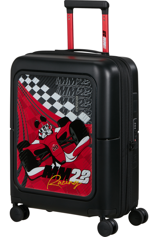 Dashpop Disney 55cm Kabinov&eacute; zavazadlo | American Tourister Dashpop Disney Spinner Expandable TSA Disney 55cm  Racing Mickey