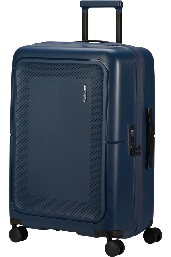 American Tourister DashPop Spinner Expandable TSA 67cm Půlnoční modrá