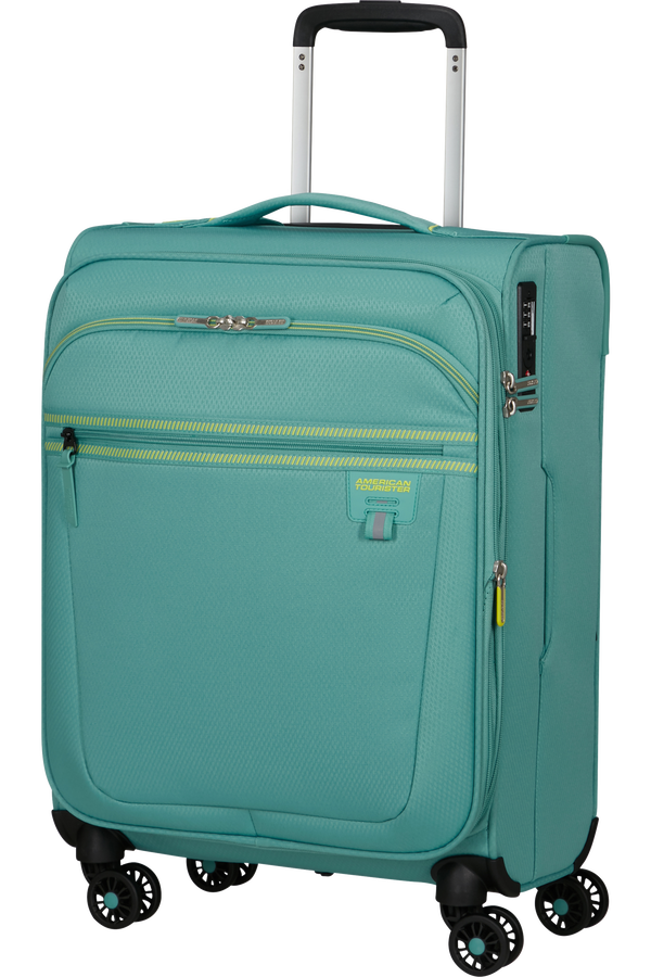 American Tourister Aerospin Spinner Expandable S  Dusty Turquoise American Tourister Aerospin Spinner Expandable S  Dusty Turquoise