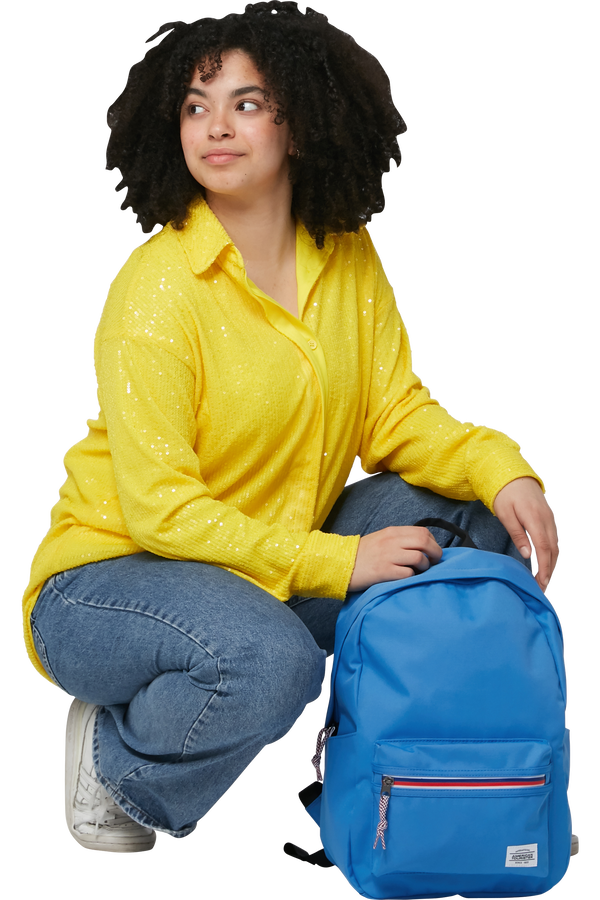 American Tourister UpBeat Backpack Zip  Tranquil Blue American Tourister UpBeat Backpack Zip  Tranquil Blue