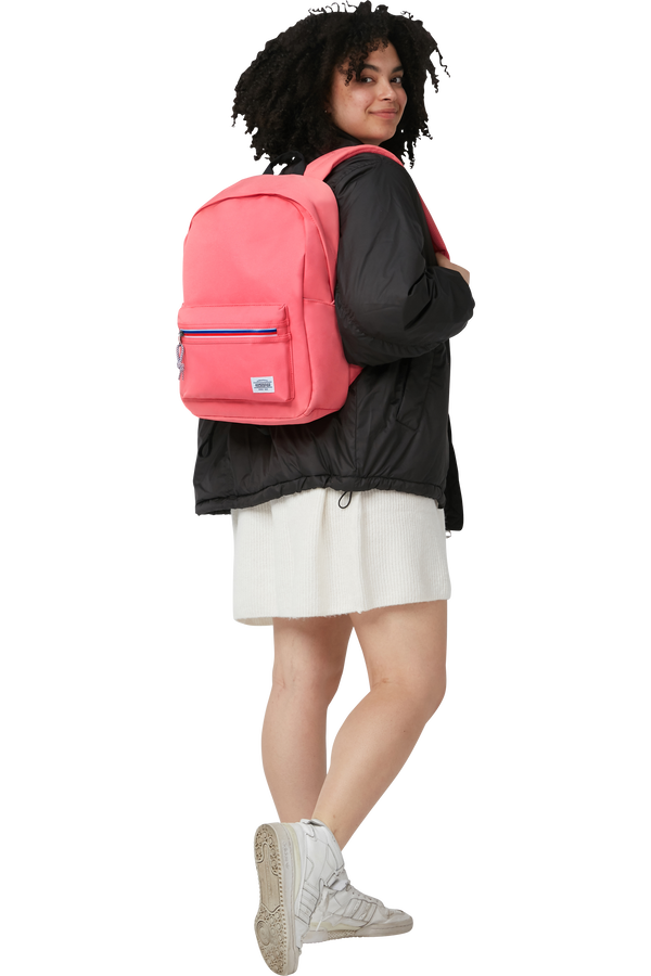 American Tourister UpBeat Backpack Zip  Sun Kissed Coral