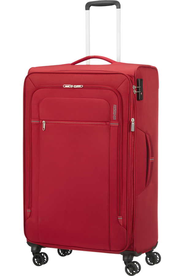 American Tourister Crosstrack Spinner Expandable 79cm  Red/Grey American Tourister Crosstrack Spinner Expandable 79cm  Red/Grey