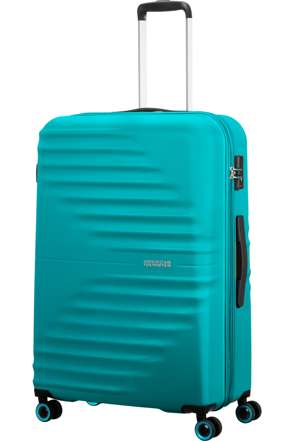American Tourister Wavetwister Spinner TSA 77cm  Tyrkysová Aqua